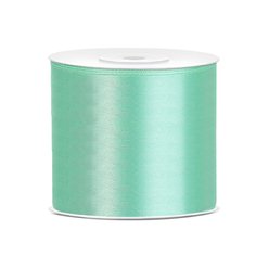 Stuha mint saténová 75 mm